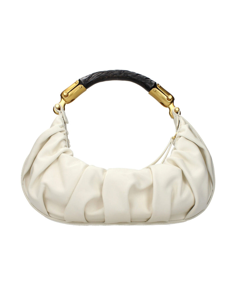 Balmain Beige Leather Handbag Glam Steals