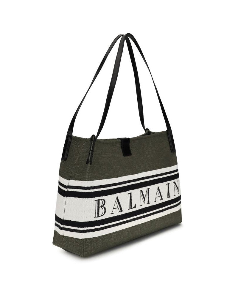 Balmain Black Cotton Handbag Glam Steals