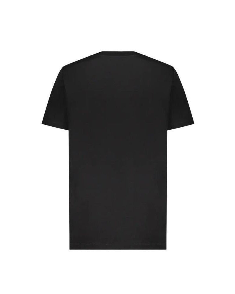 Balmain Black Cotton T-shirt 