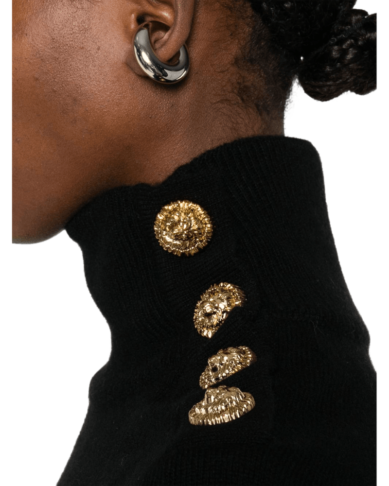 Balmain Black Dress Glam Steals