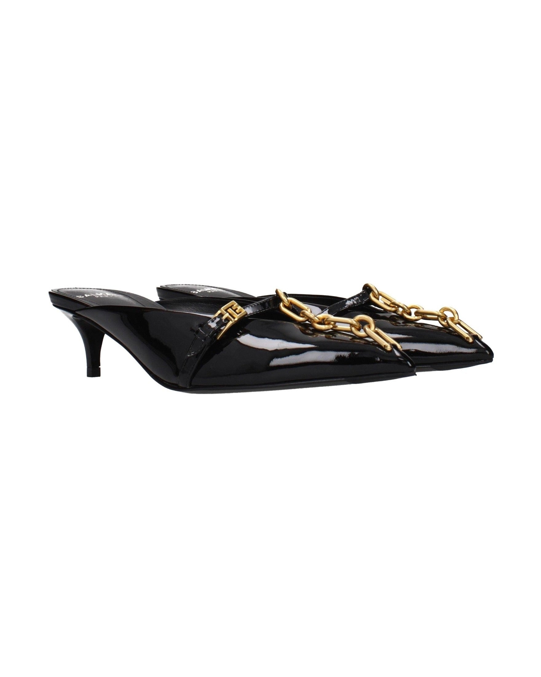 Balmain Black Leather Platform Sandals Glam Steals