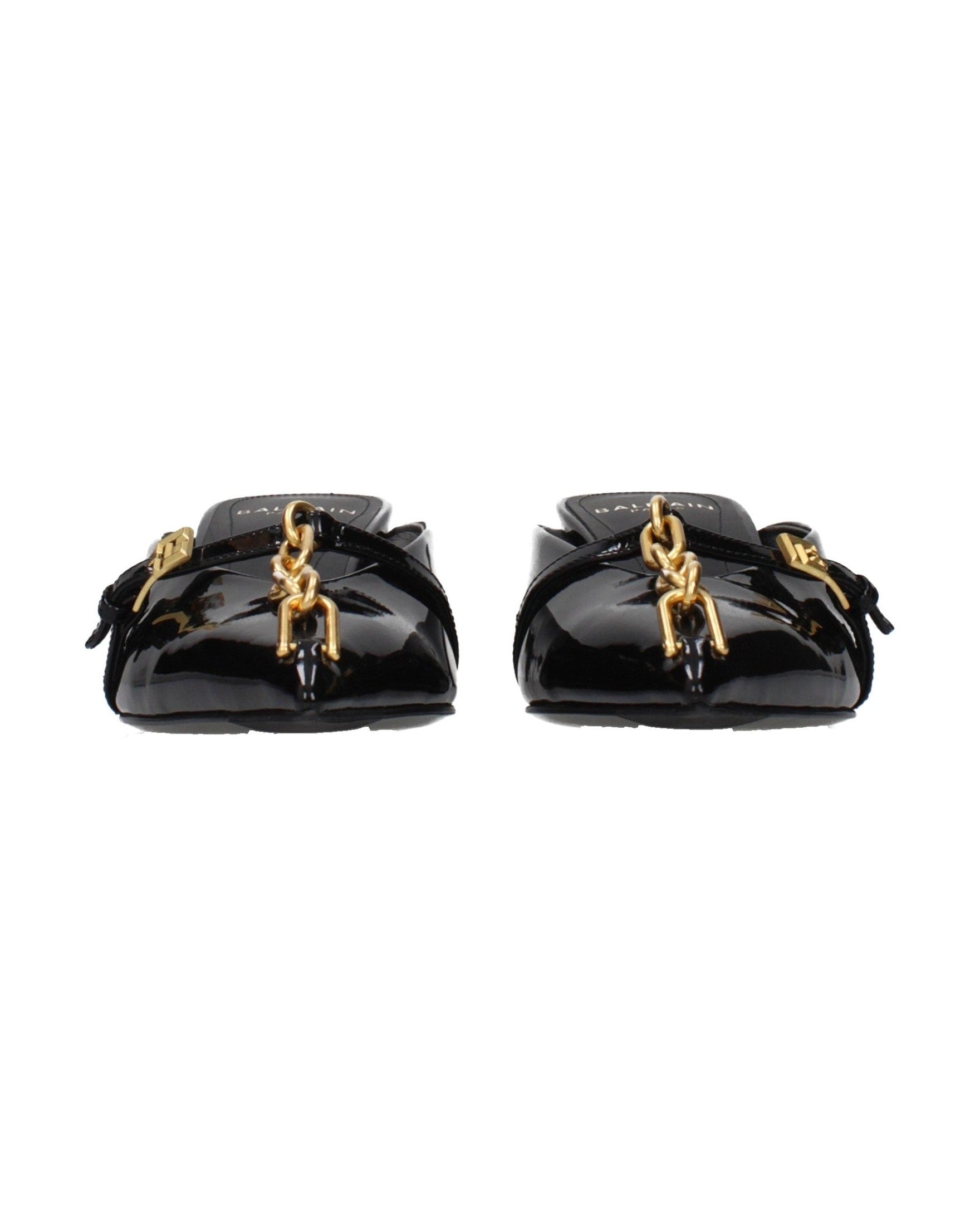 Balmain Black Leather Platform Sandals Glam Steals