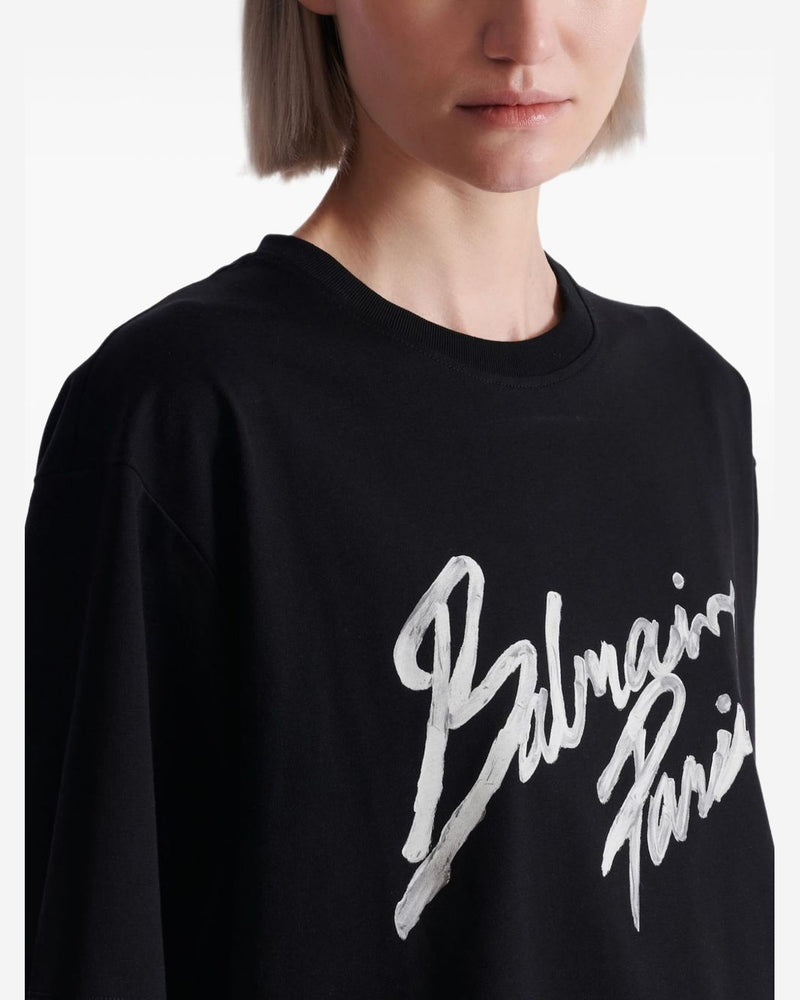 Balmain Black Polo T-shirt Glam Steals