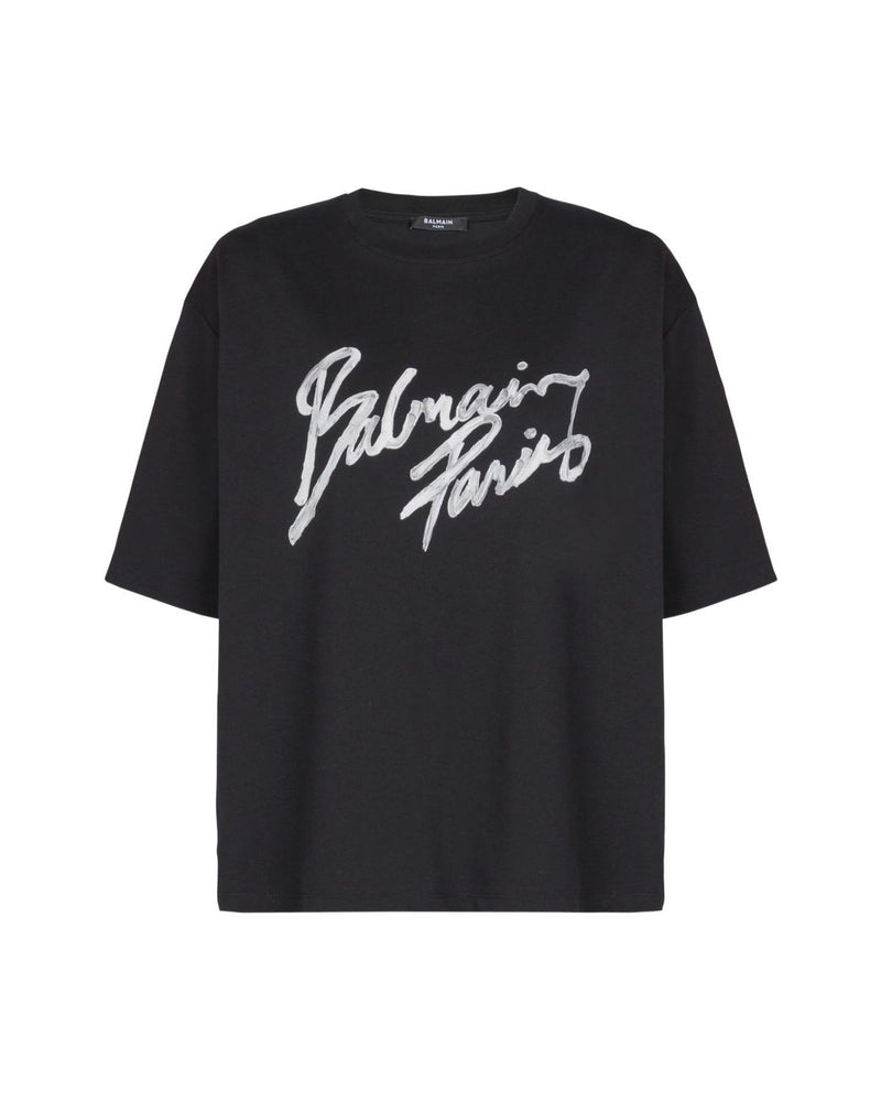 Balmain Black Polo T-shirt Glam Steals