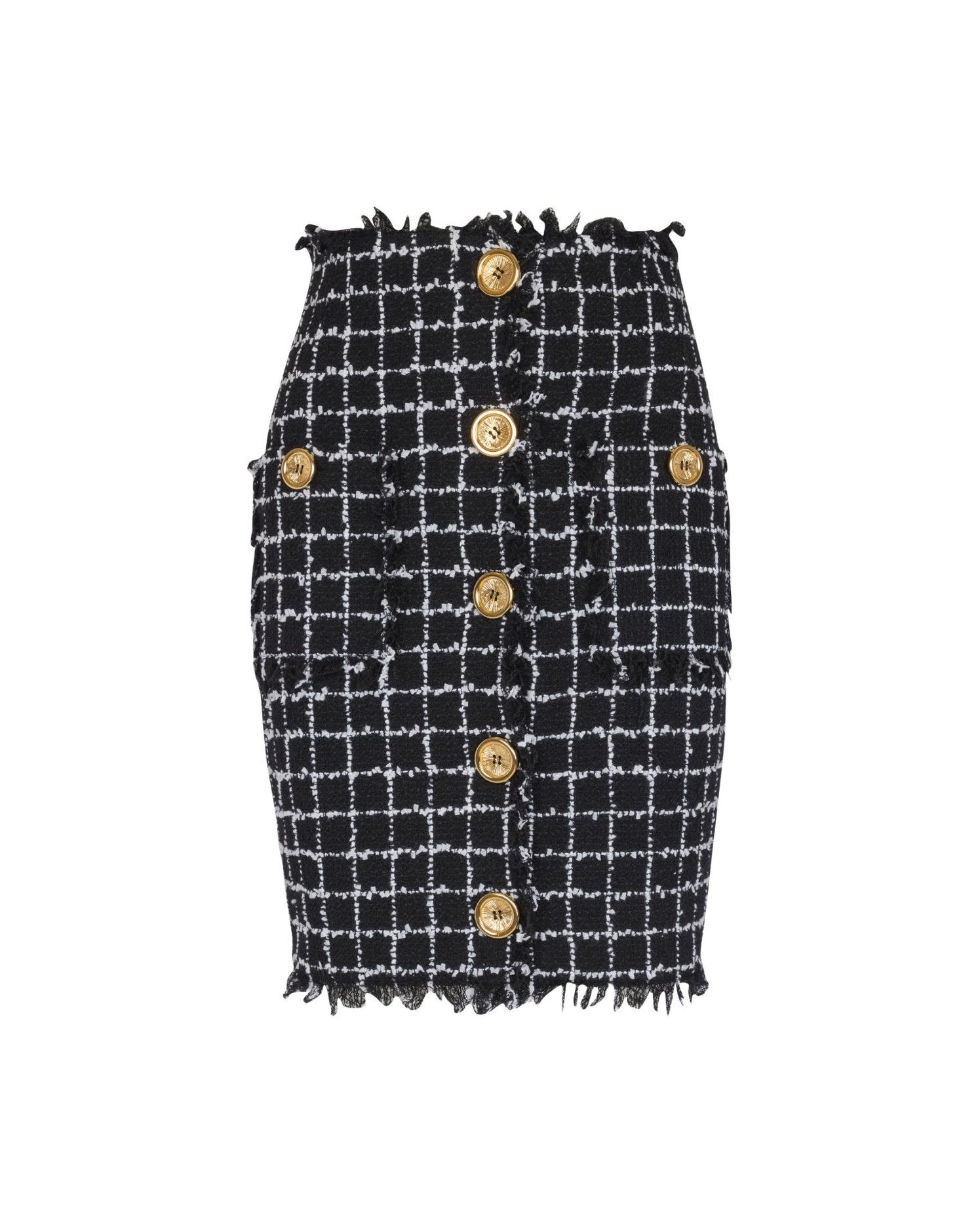 Balmain Black Skirt