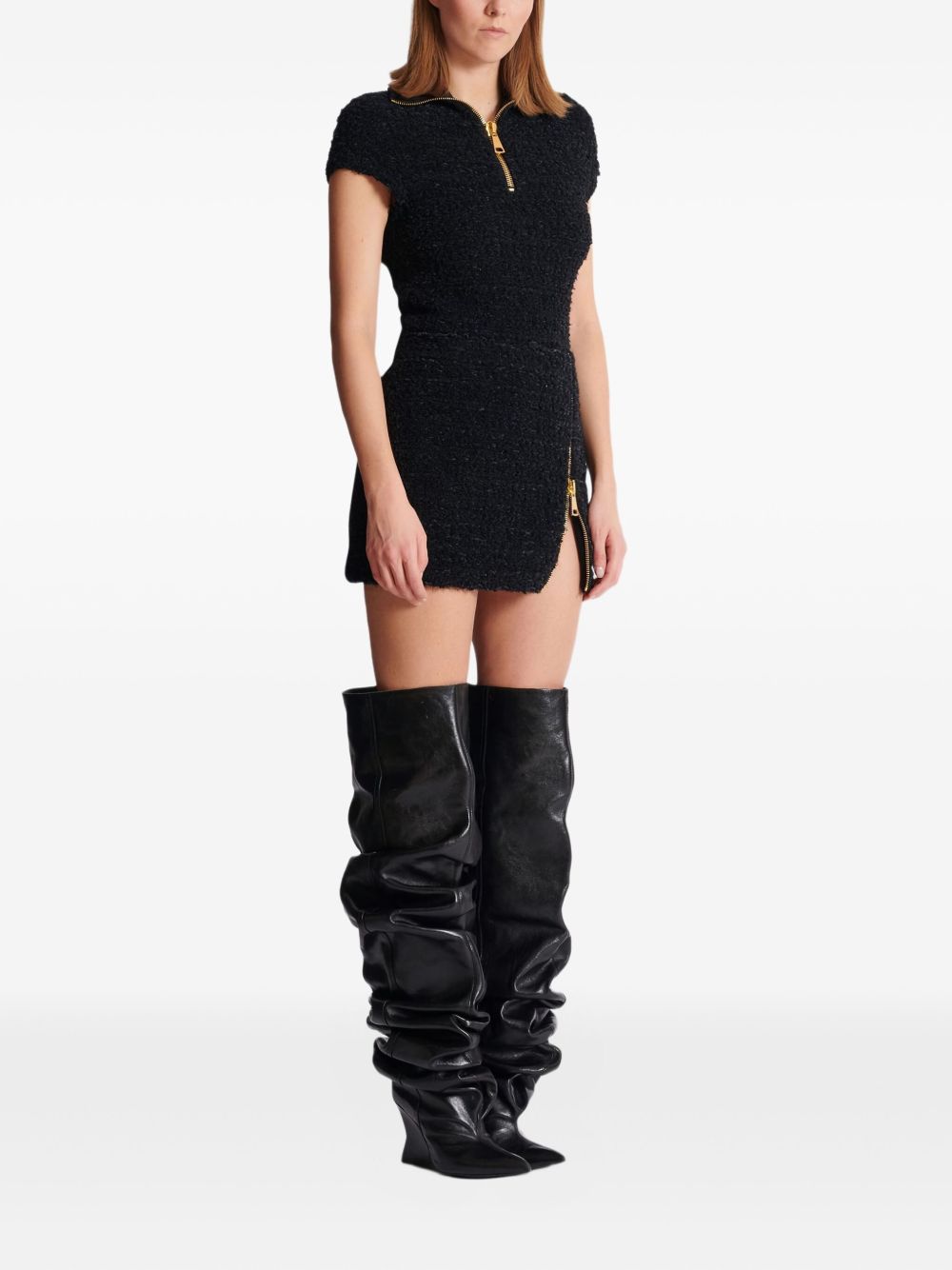 Balmain Black Skirt Glam Steals