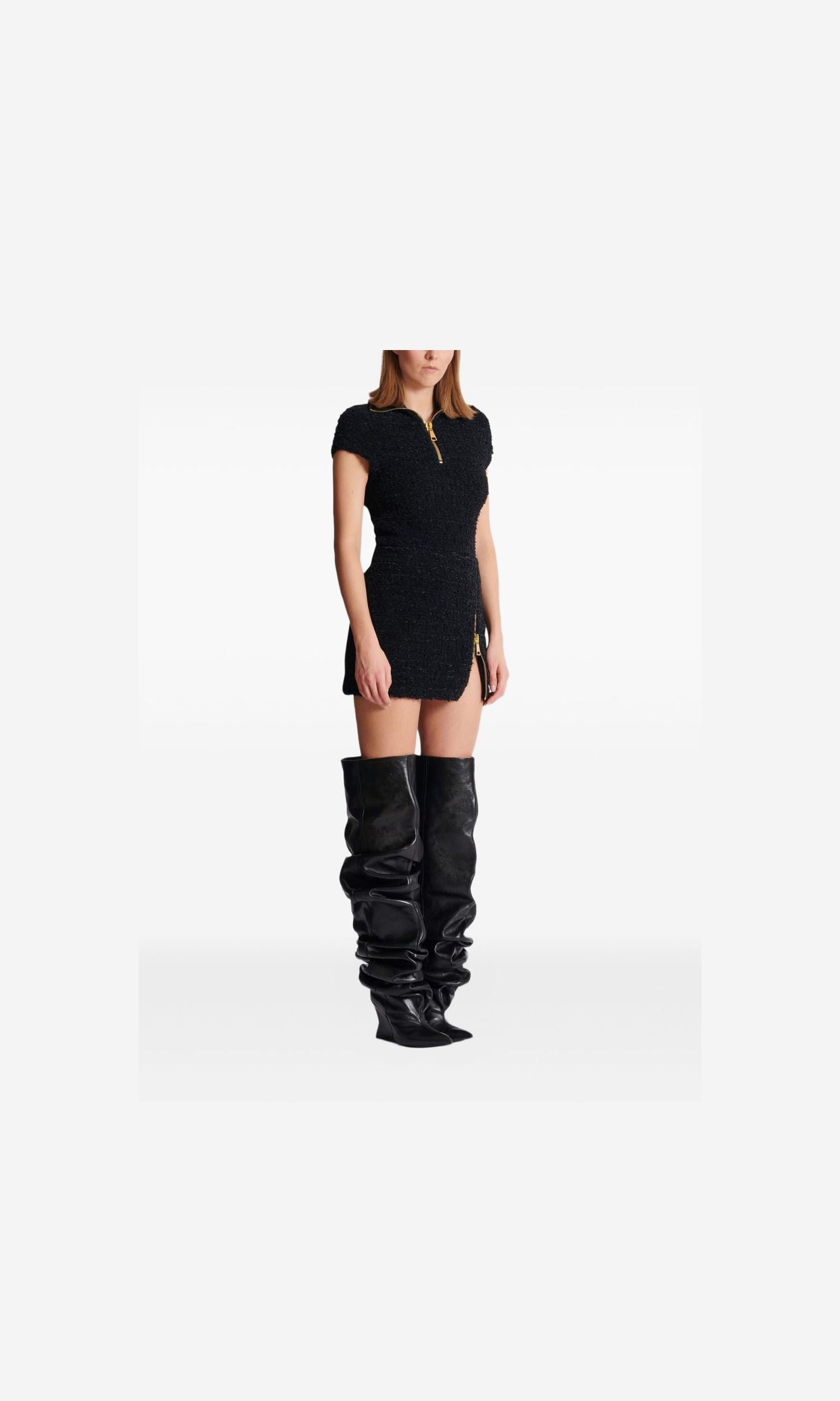 Balmain Black Skirt Glam Steals