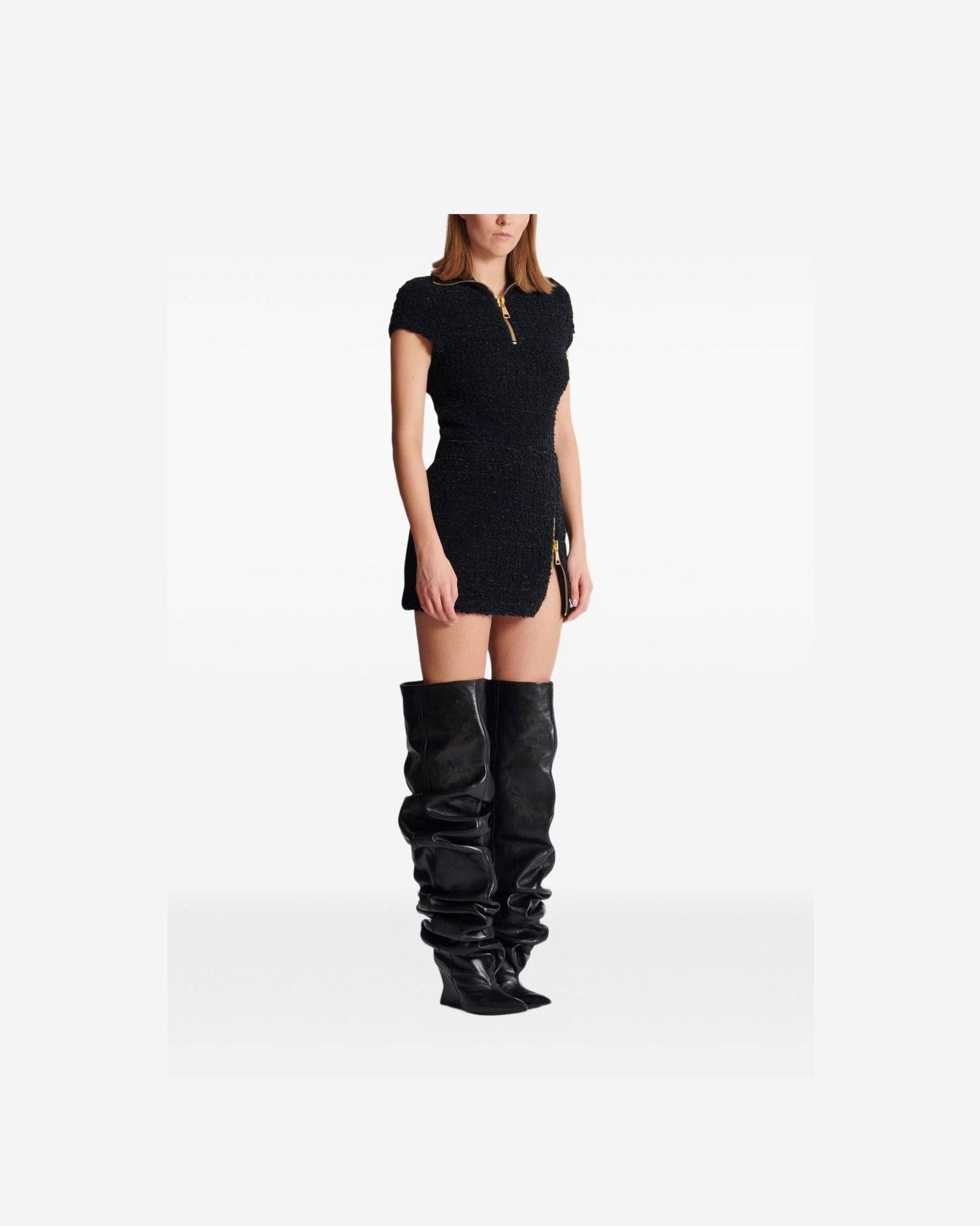 Balmain Black Skirt Glam Steals