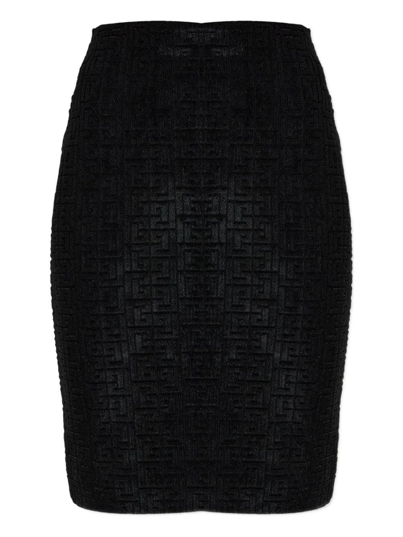 Balmain Black Skirt Glam Steals