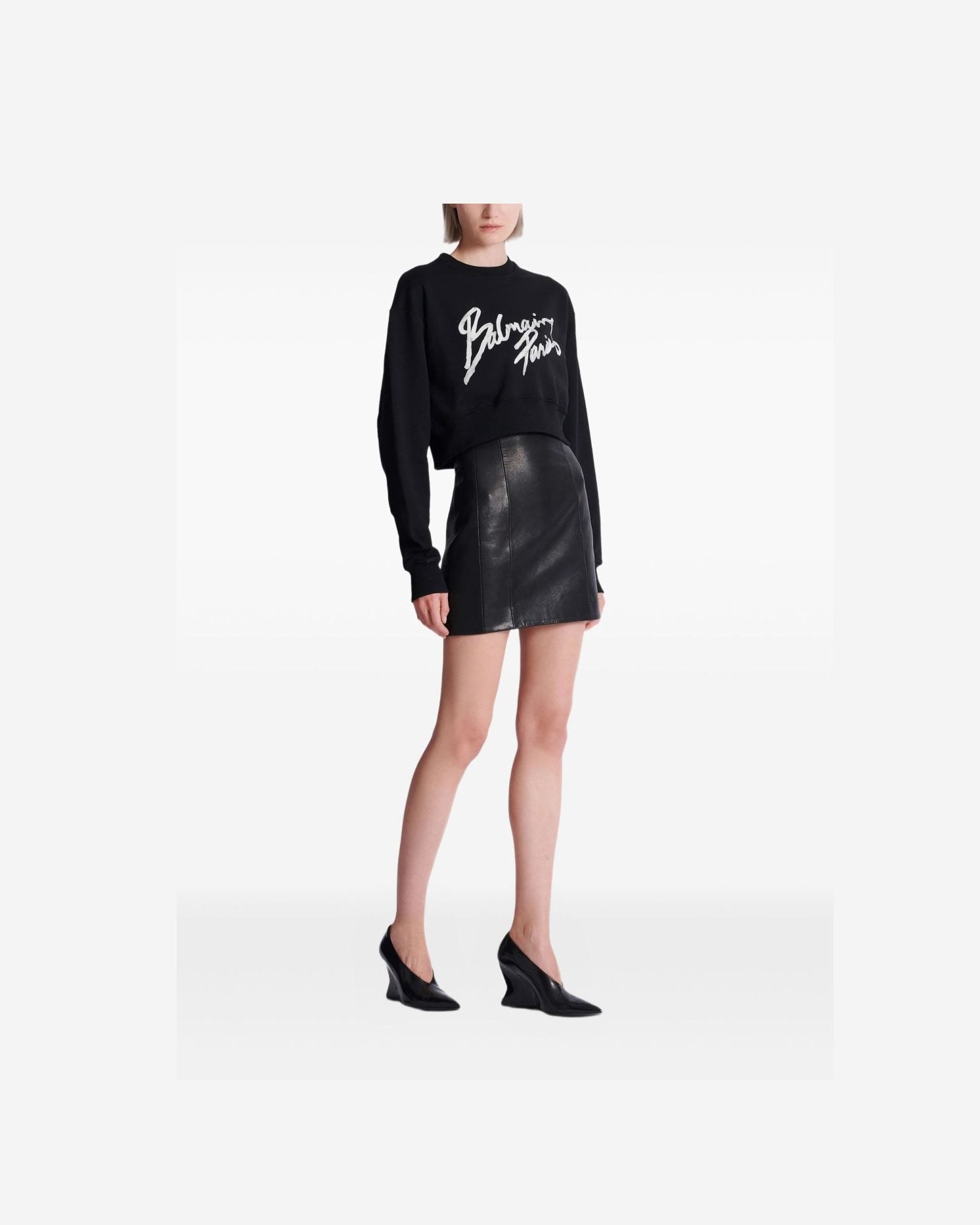 Balmain Black Sweater Sweaters