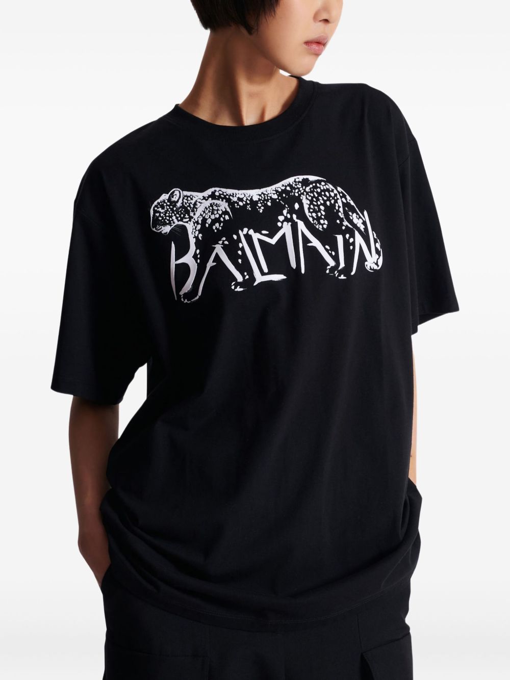 Balmain Black T-shirt and Polo Glam Steals