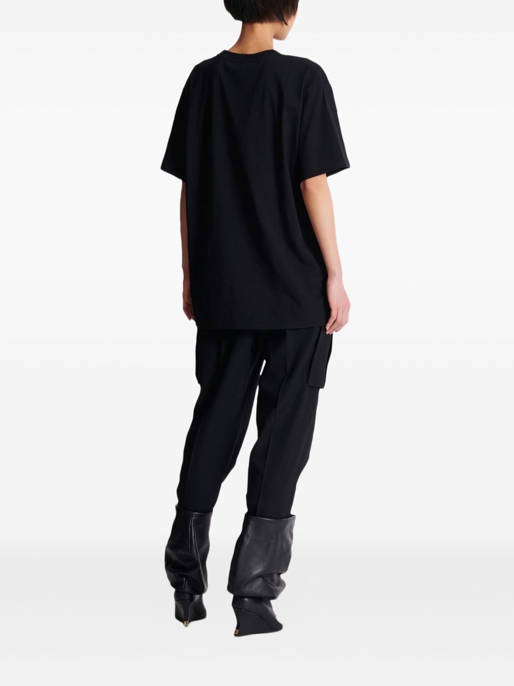 Balmain Black T-shirt and Polo Glam Steals