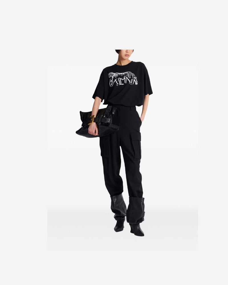 Balmain Black T-shirt and Polo Glam Steals
