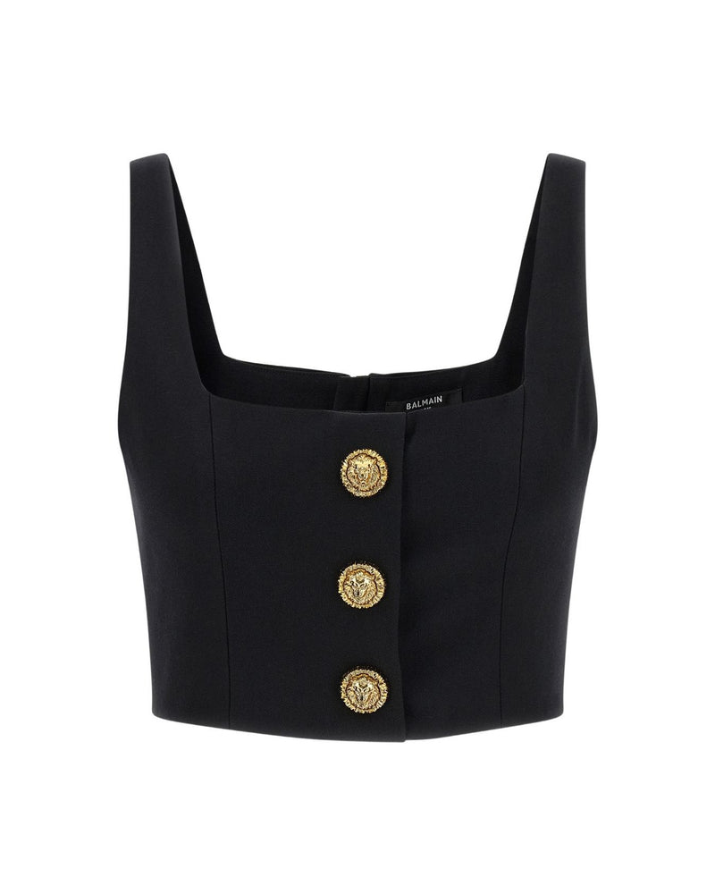 Balmain Black Top Glam Steals