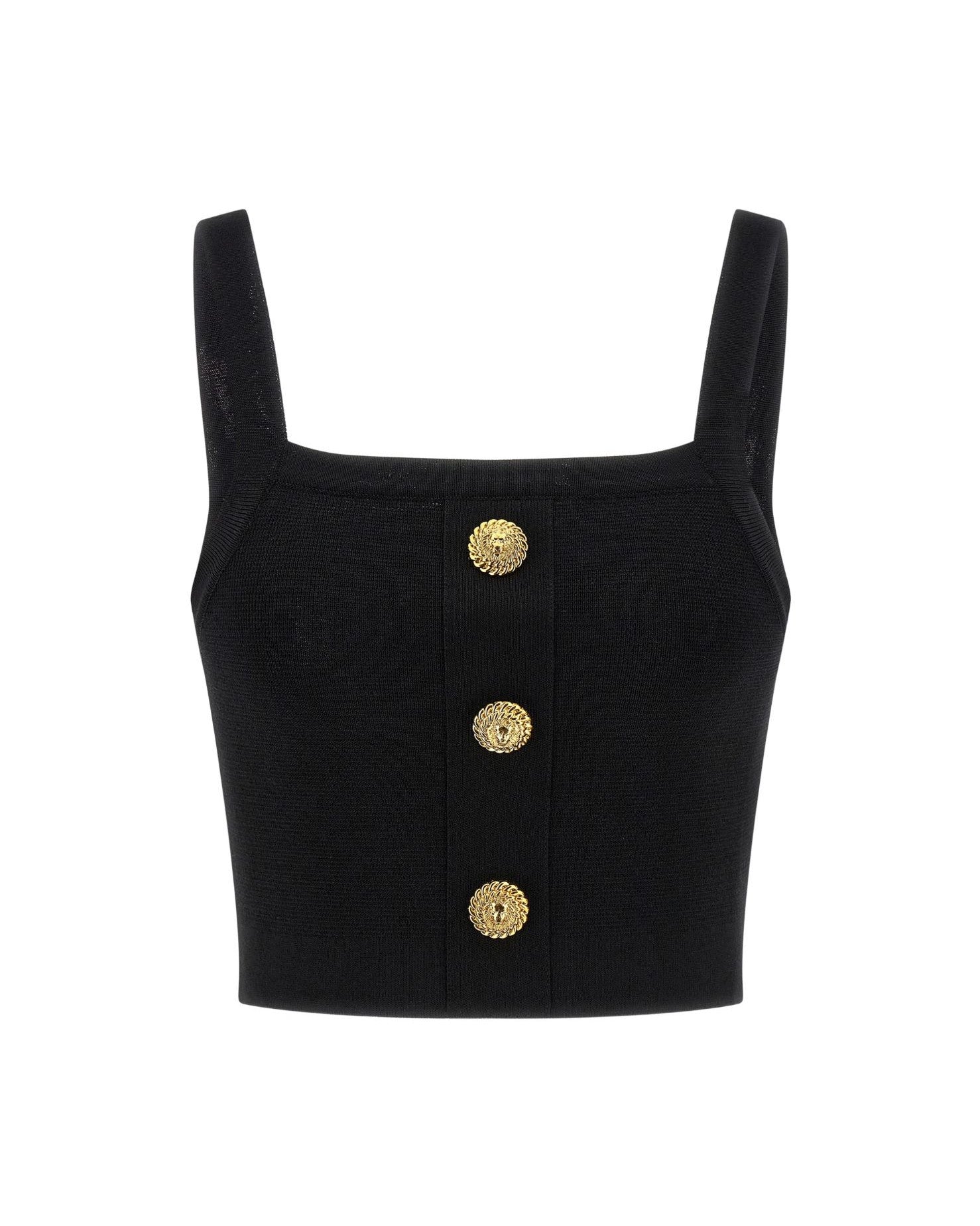 Balmain Black Top Glam Steals