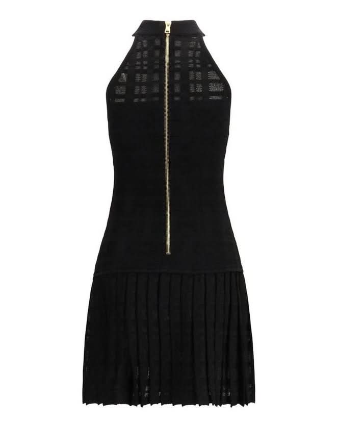 Balmain Black Viscose Casual Dress 