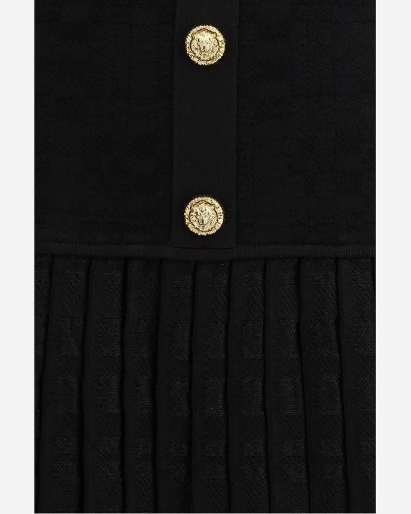 Balmain Black Viscose Casual Dress 