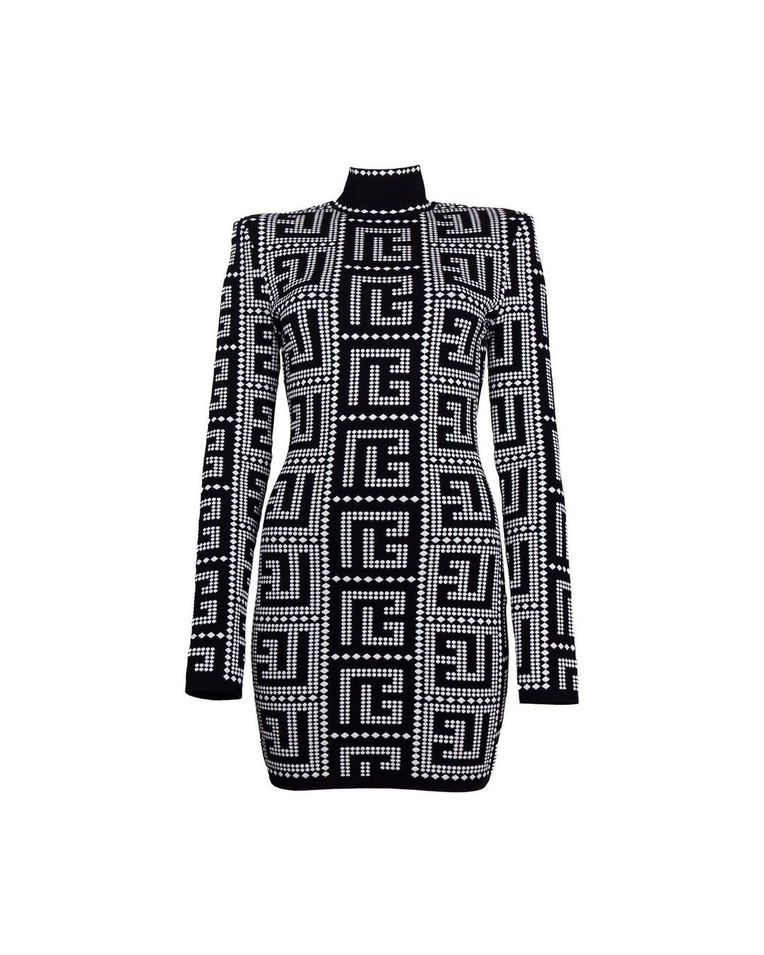 Balmain Black Viscose Dress Glam Steals