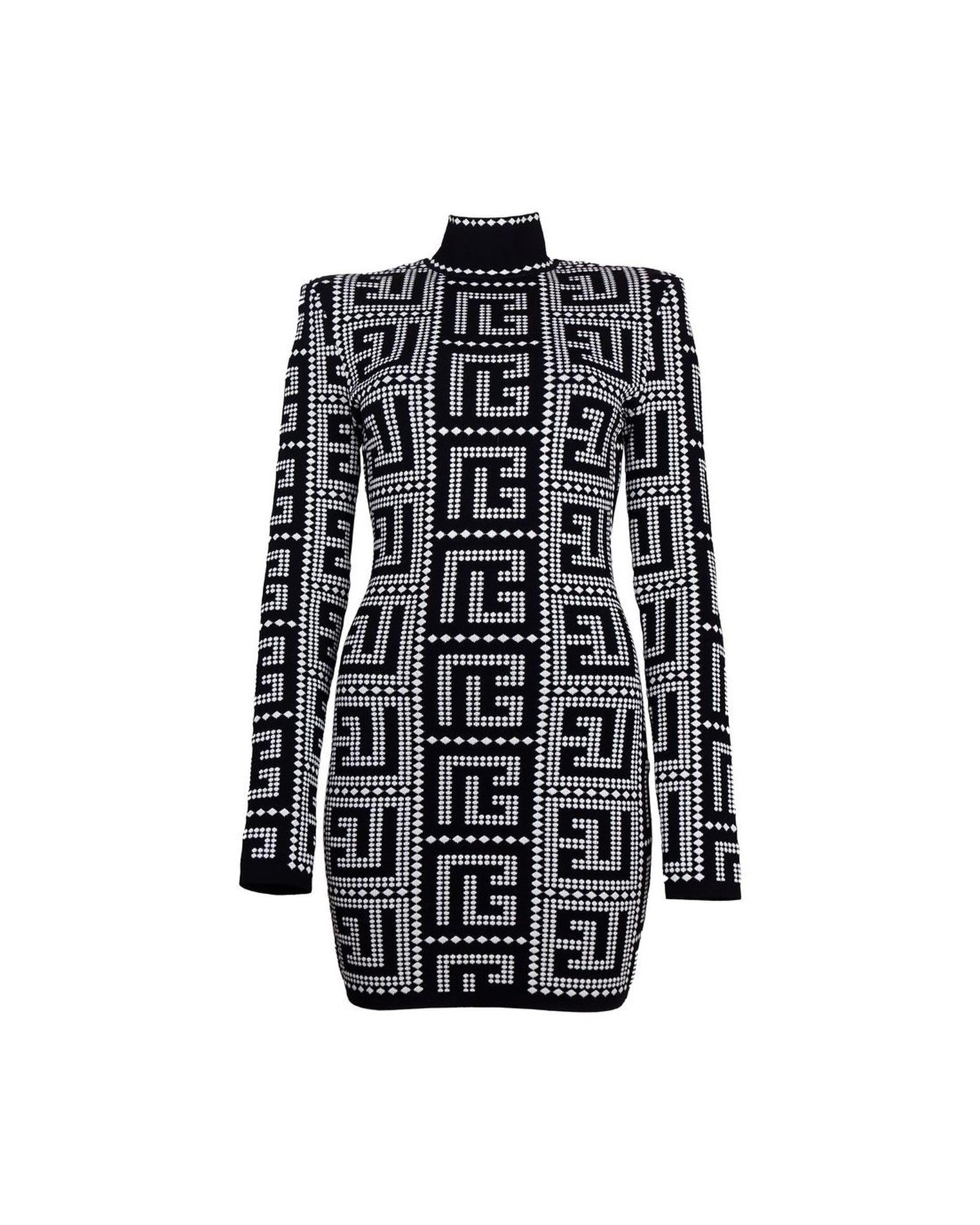 Balmain Black Viscose Dress Glam Steals