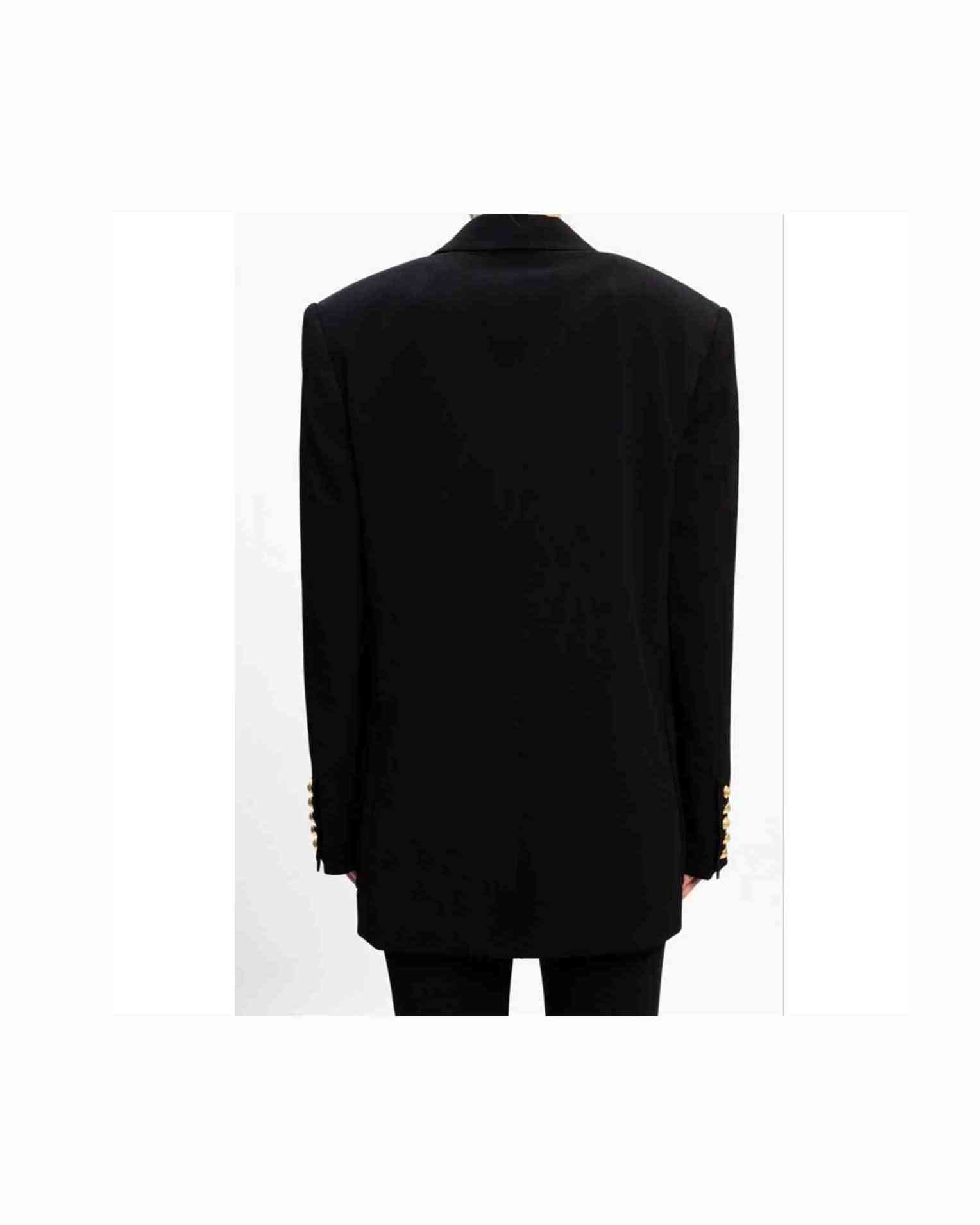Balmain Black Viscose Suits & Blazer Glam Steals