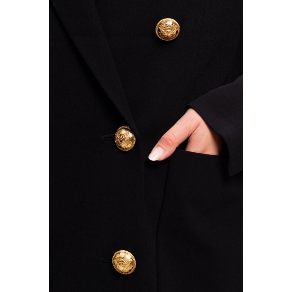 Balmain Black Viscose Suits & Blazer Glam Steals