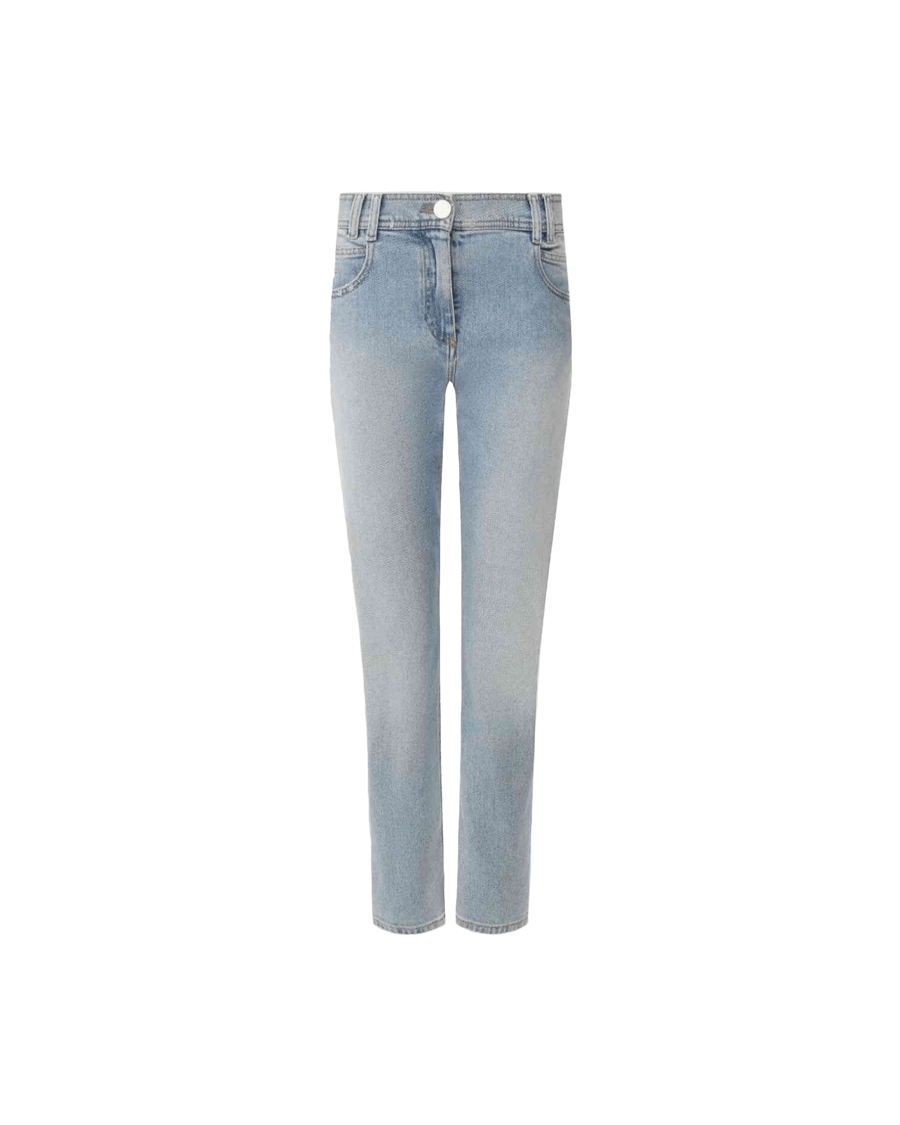 Balmain Blue Cotton Jeans & Pant Glam Steals