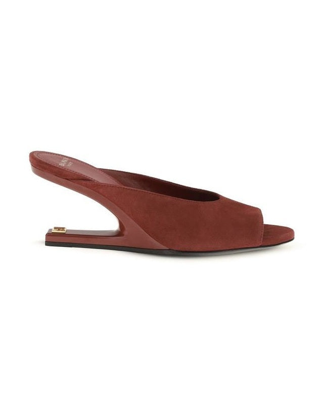 Balmain Bordeaux Mules Glam Steals
