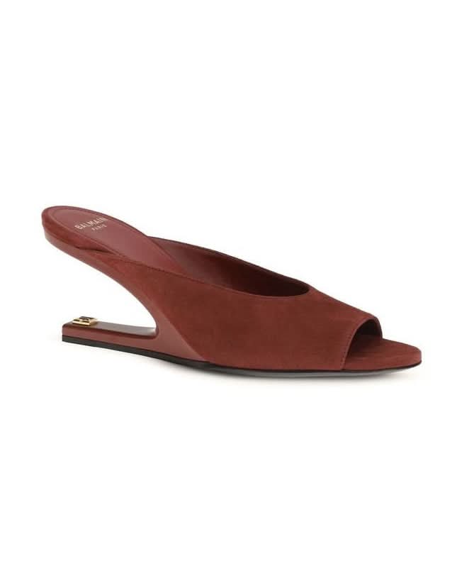 Balmain Bordeaux Mules Glam Steals