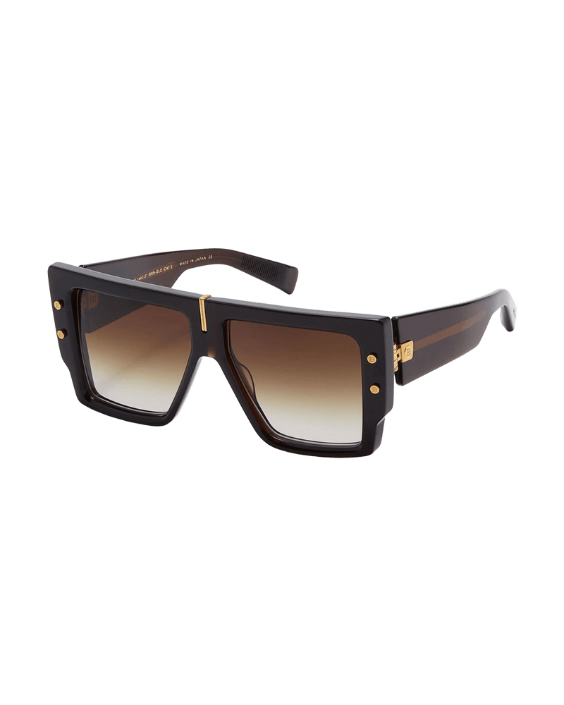 Balmain Brown Acetate Sunglasses Glam Steals