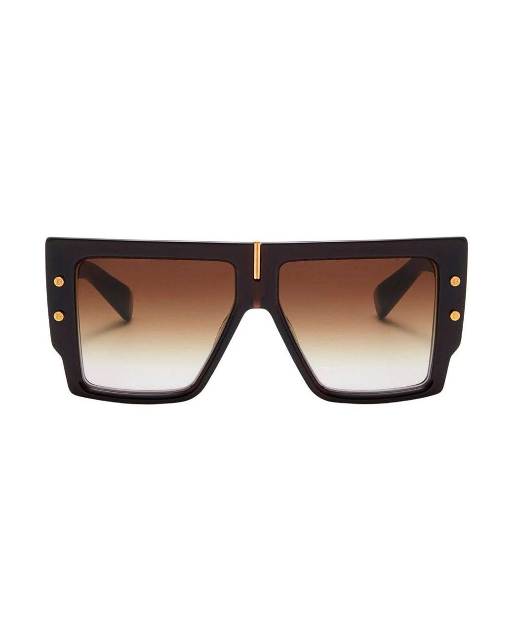 Balmain Brown Acetate Sunglasses Glam Steals