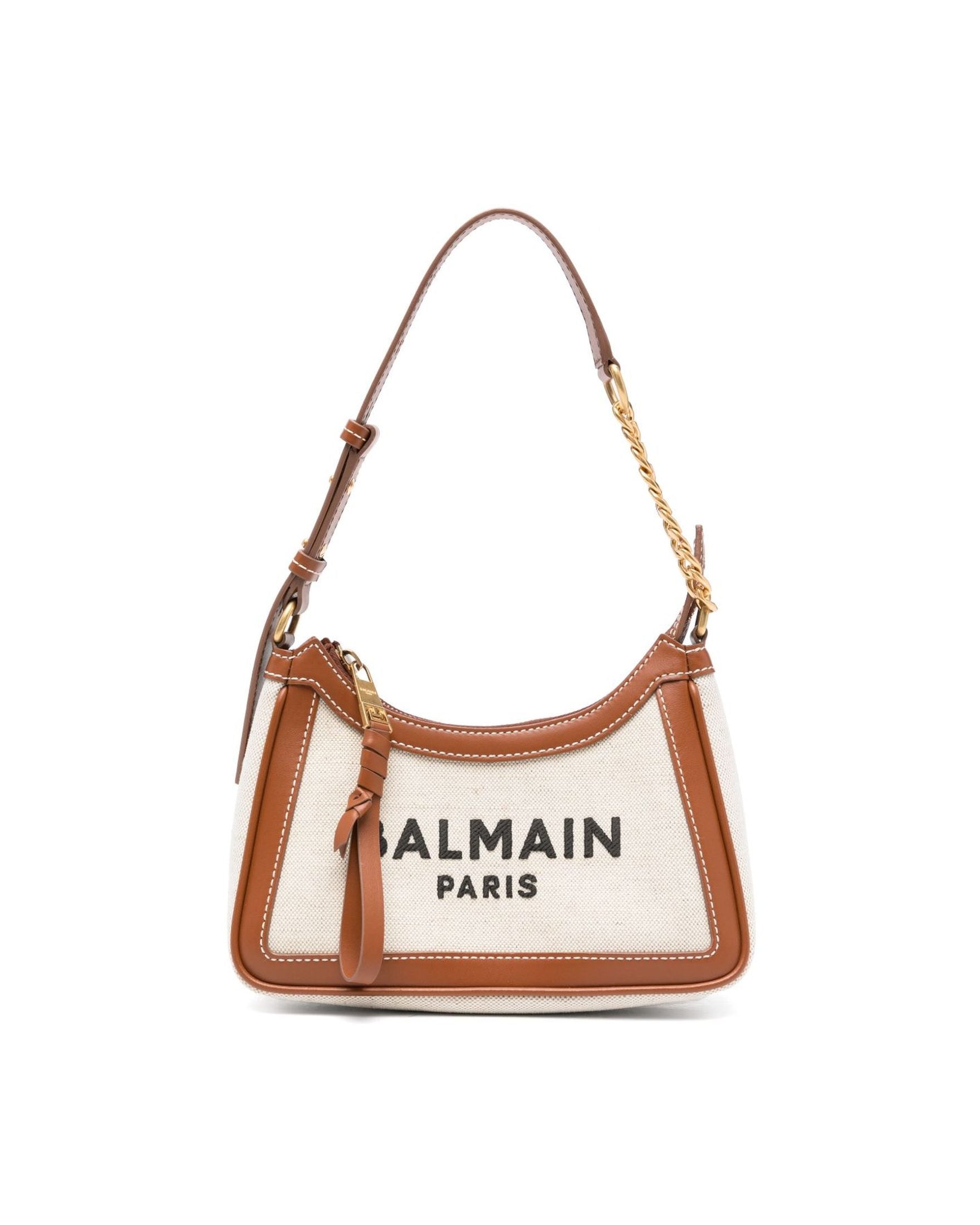 Balmain Canvas B Army Shoulder Bag Glam Steals