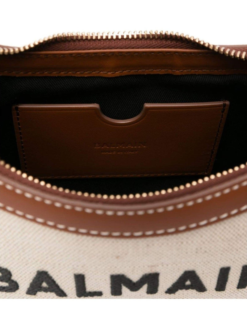 Balmain Canvas B Army Shoulder Bag Glam Steals