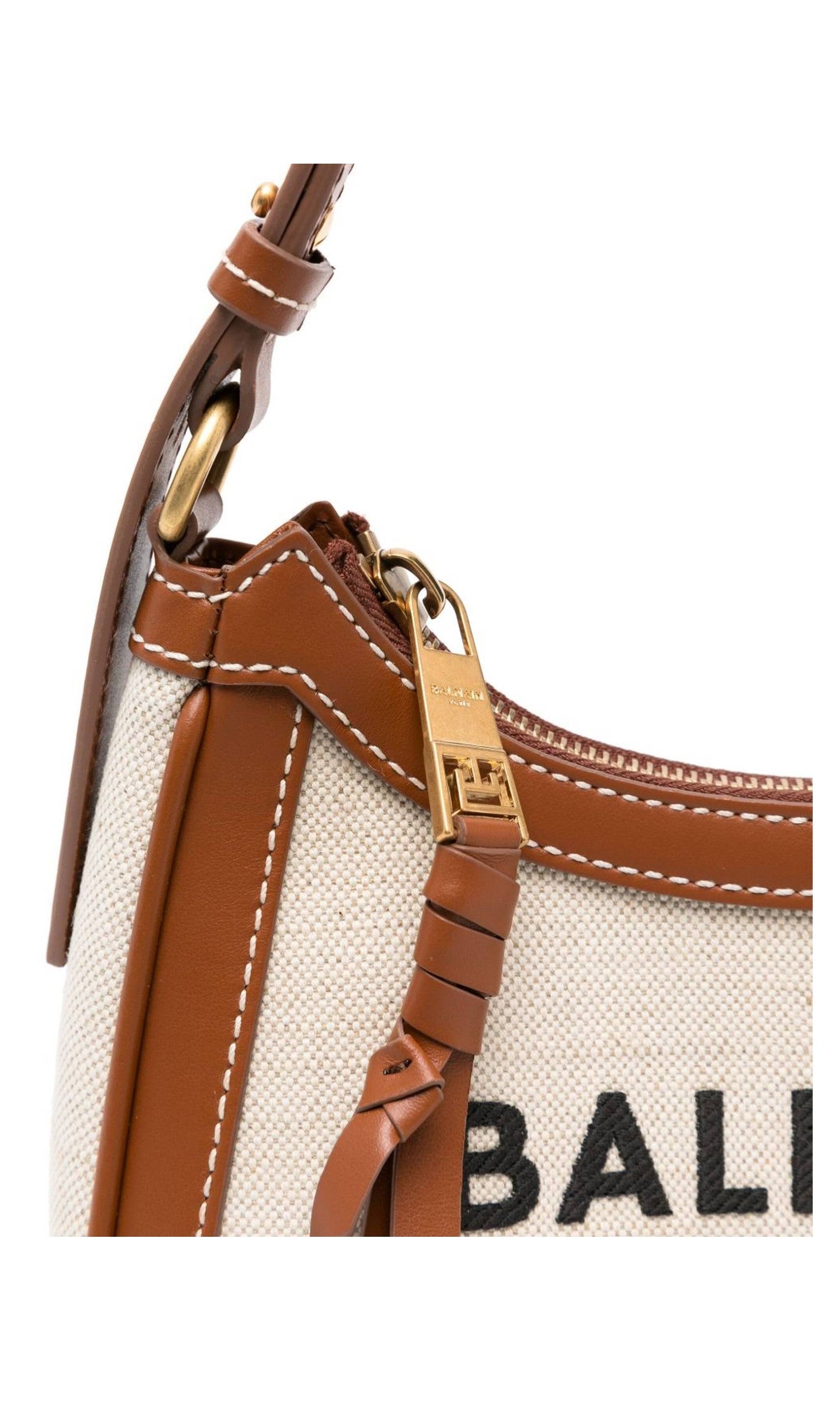 Balmain Canvas B Army Shoulder Bag Glam Steals