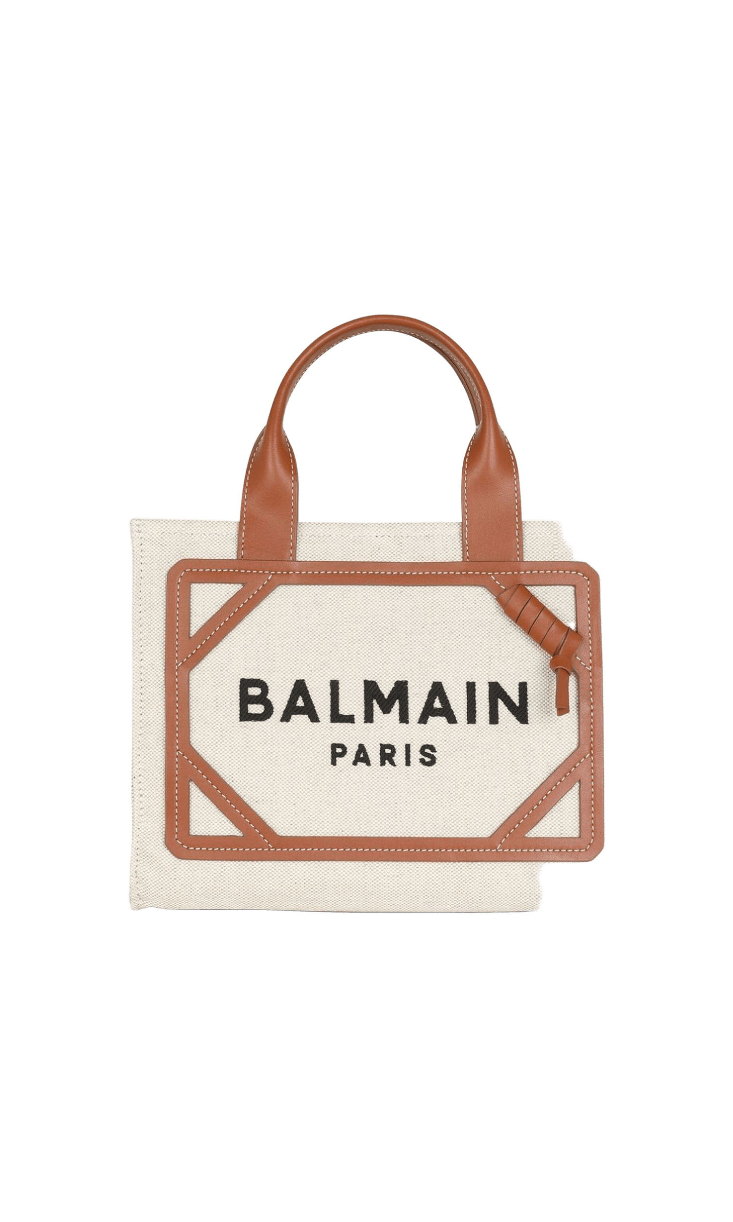 Balmain Canvas B Army Small Tote Glam Steals