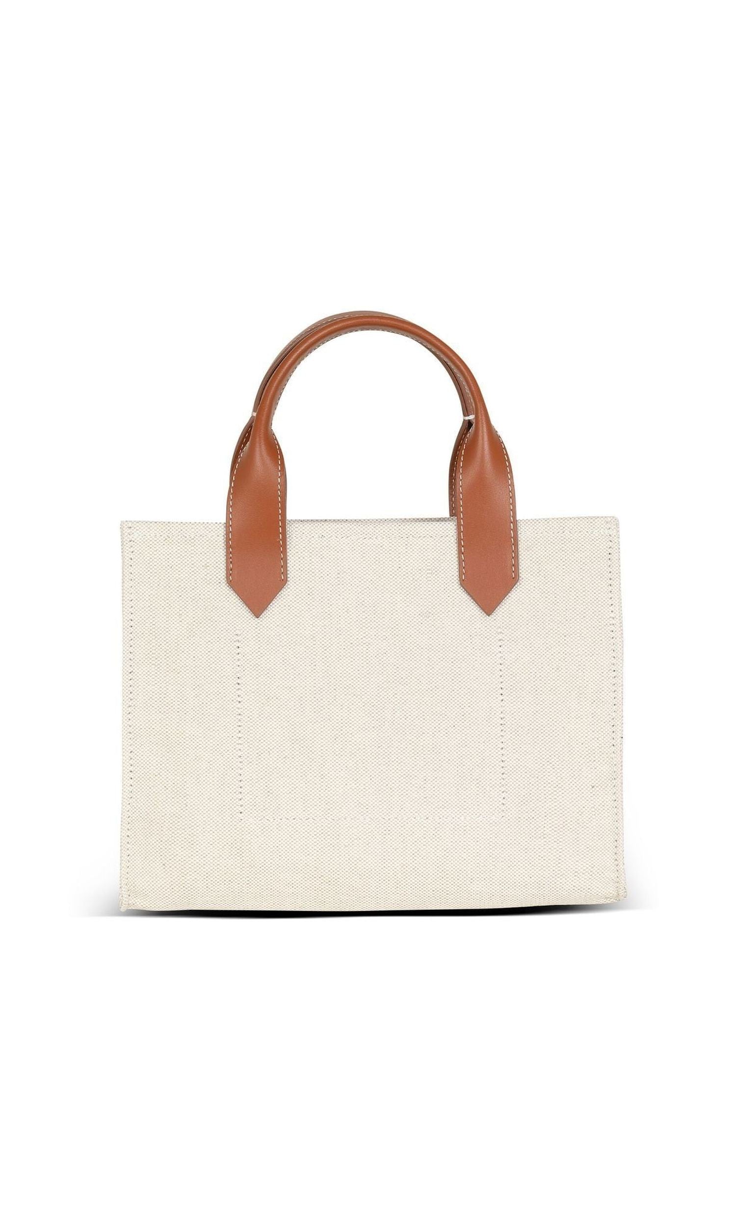 Balmain Canvas B Army Small Tote Glam Steals