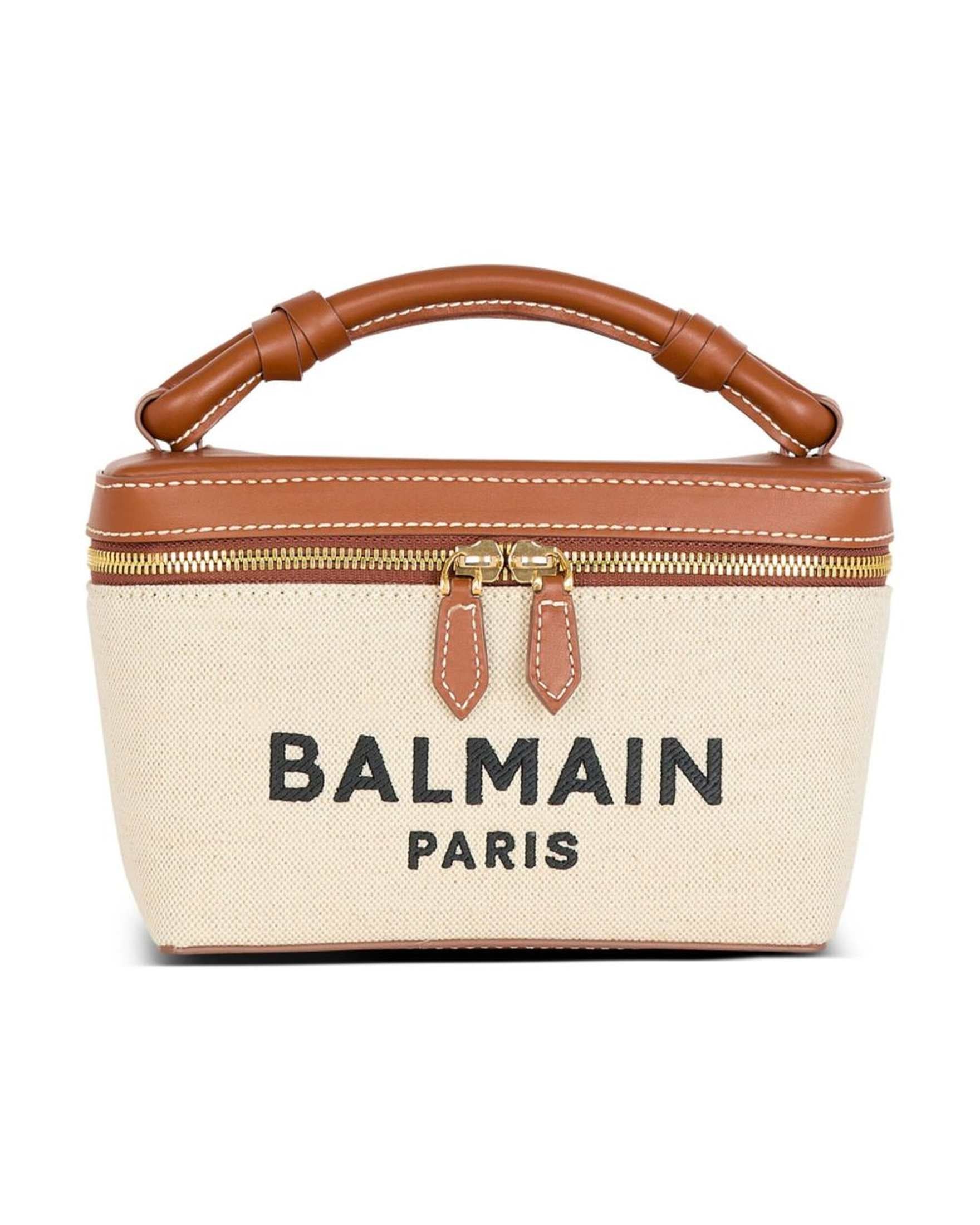 Balmain Canvas B Army Vanity Case Glam Steals