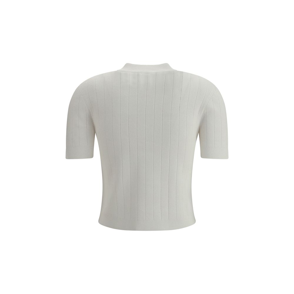 Balmain Cardigan Whit Botton Glam Steals