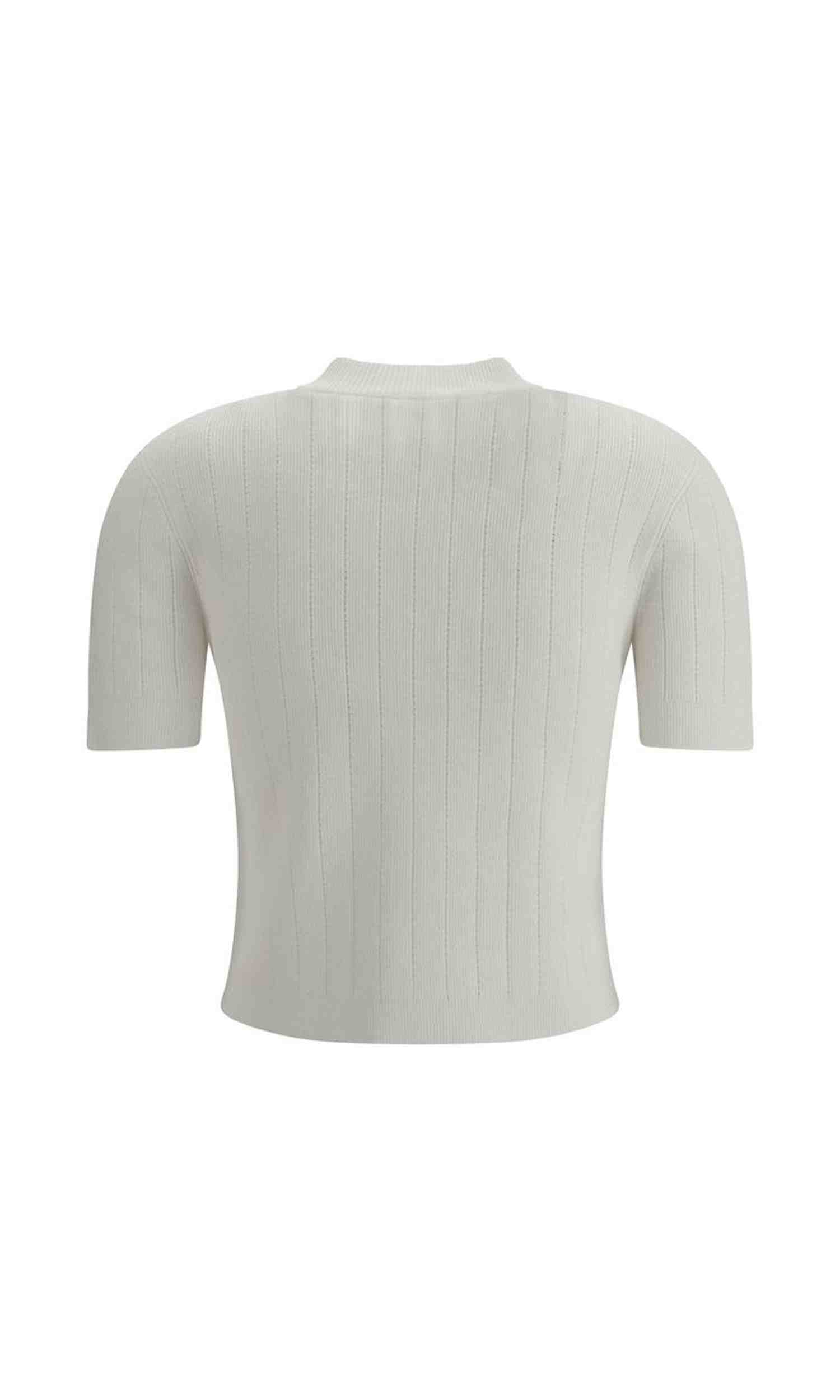 Balmain Cardigan Whit Botton Glam Steals