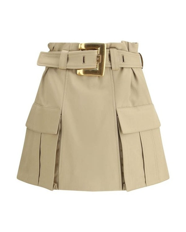Balmain Cargo Miniskirt