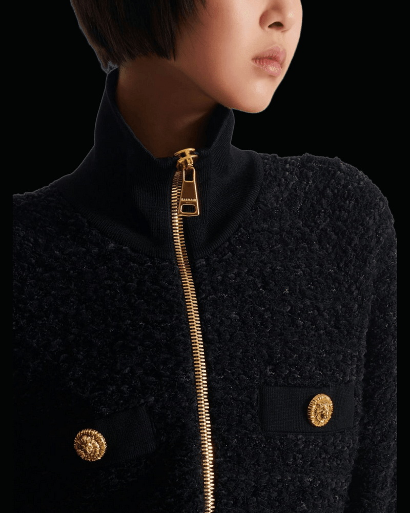 Balmain Coats Black Glam Steals