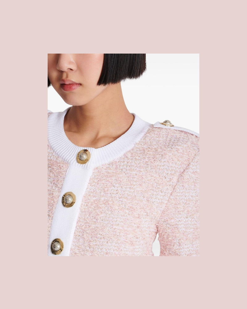 Balmain Cropped Cardigan Glam Steals