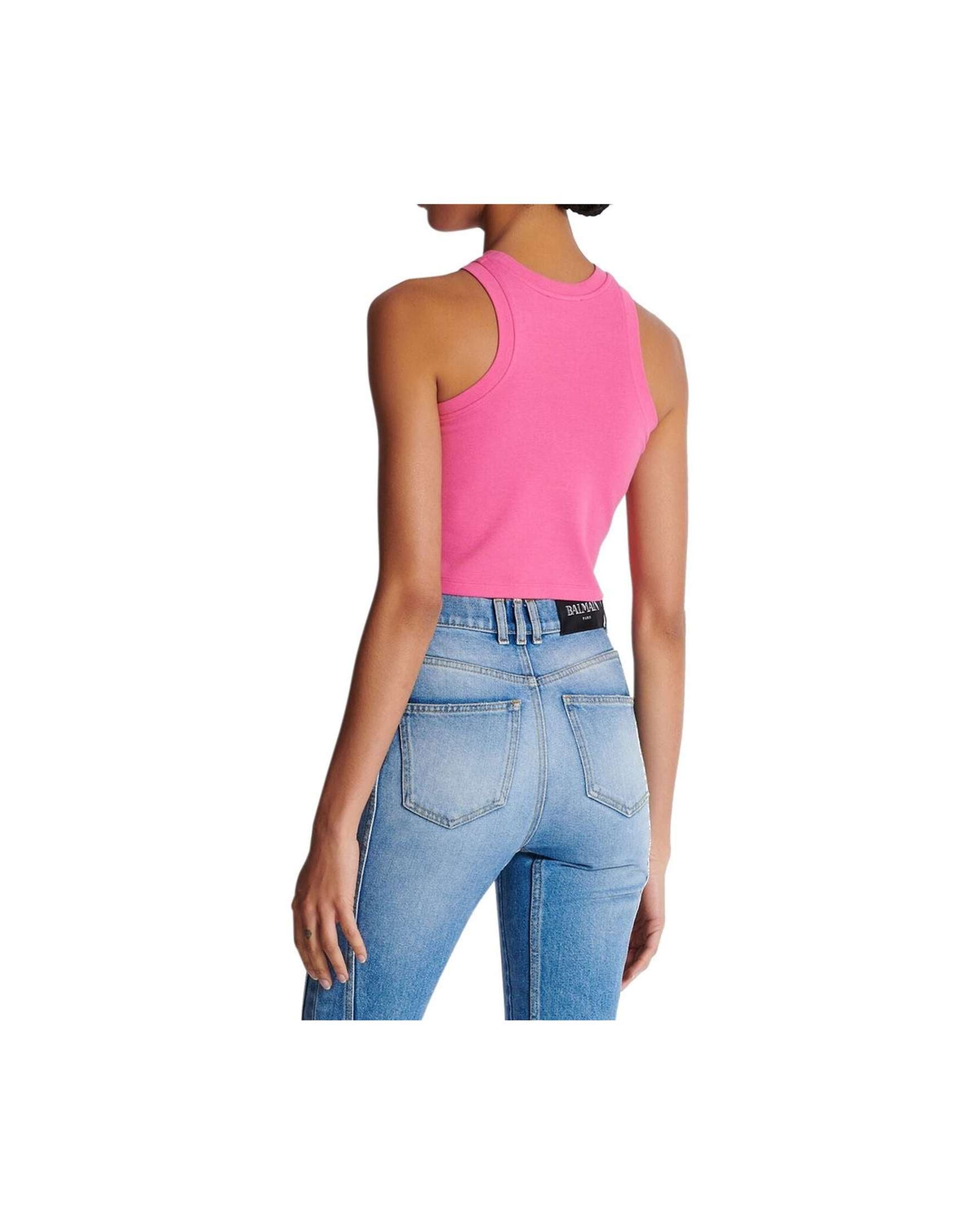 Balmain Cropped Tank Top Glam Steals