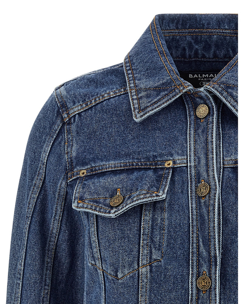 Balmain Denim Jacket Glam Steals