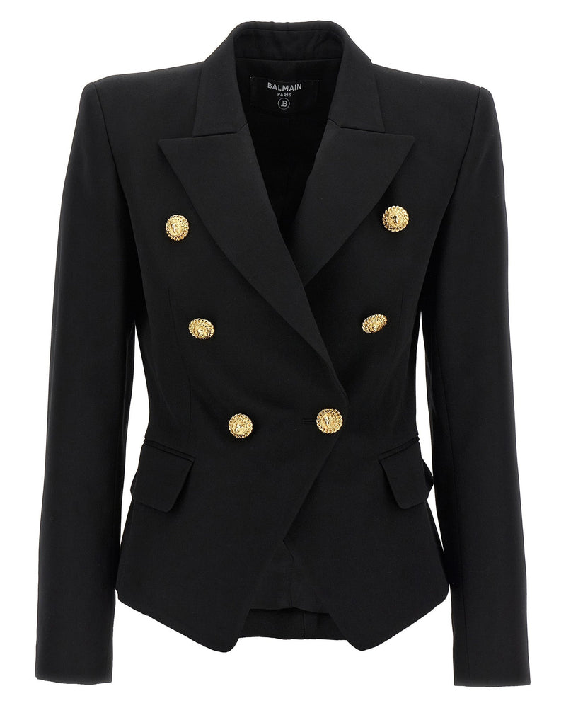 Balmain Double Breasted Blazer Glam Steals