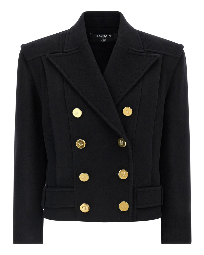 Balmain Double Breasted Coat Glam Steals