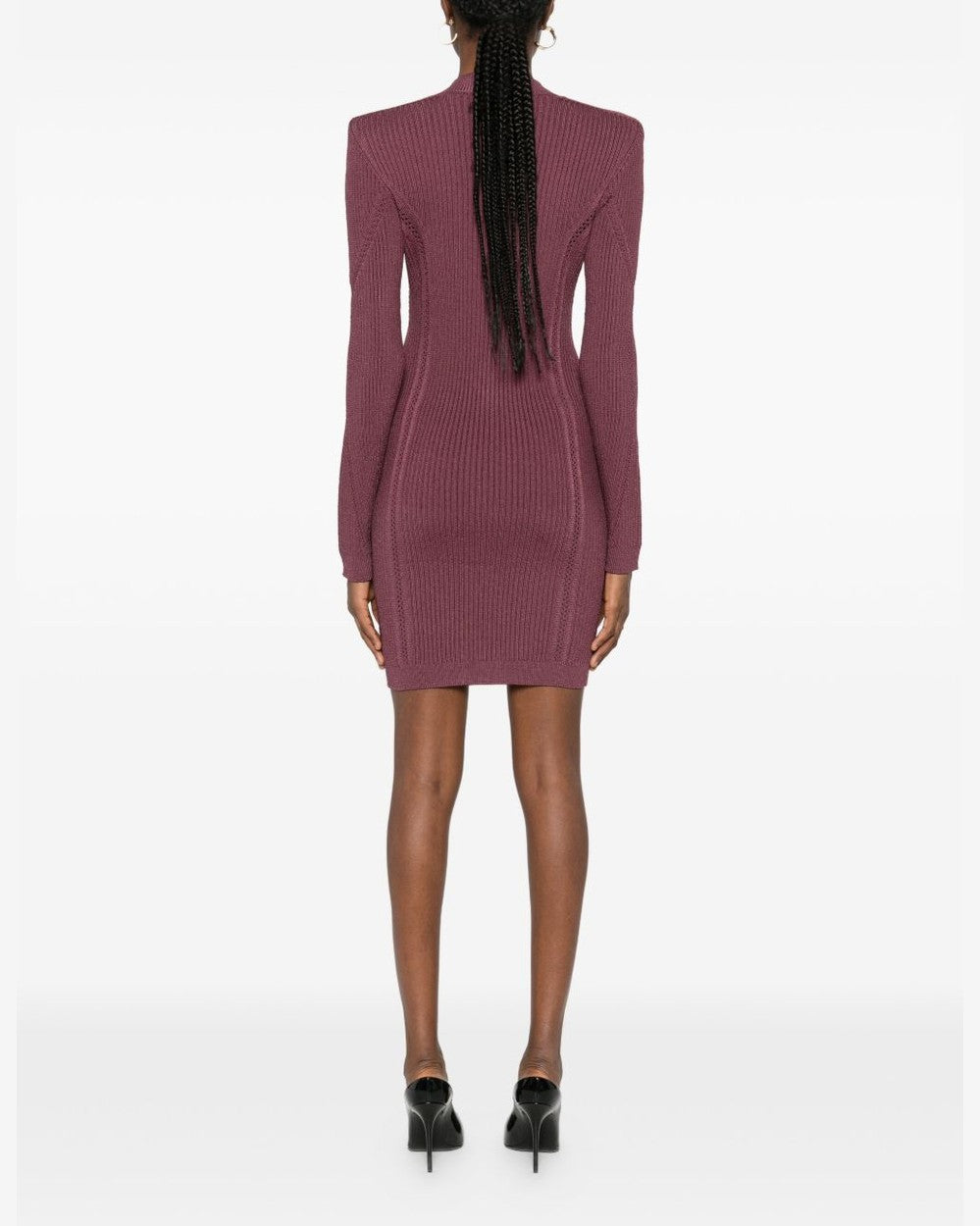 Balmain Dress Purple Glam Steals