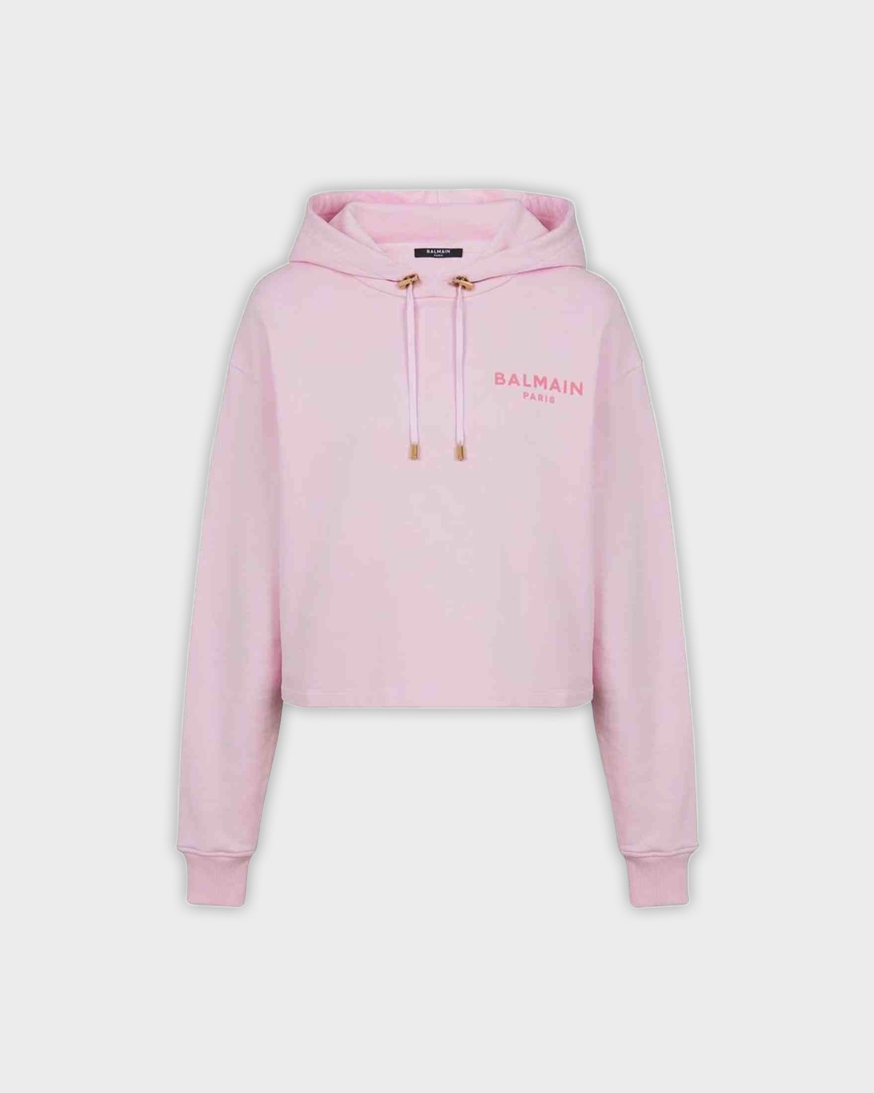 Balmain Flocked Paris Sweat-Shirt Glam Steals