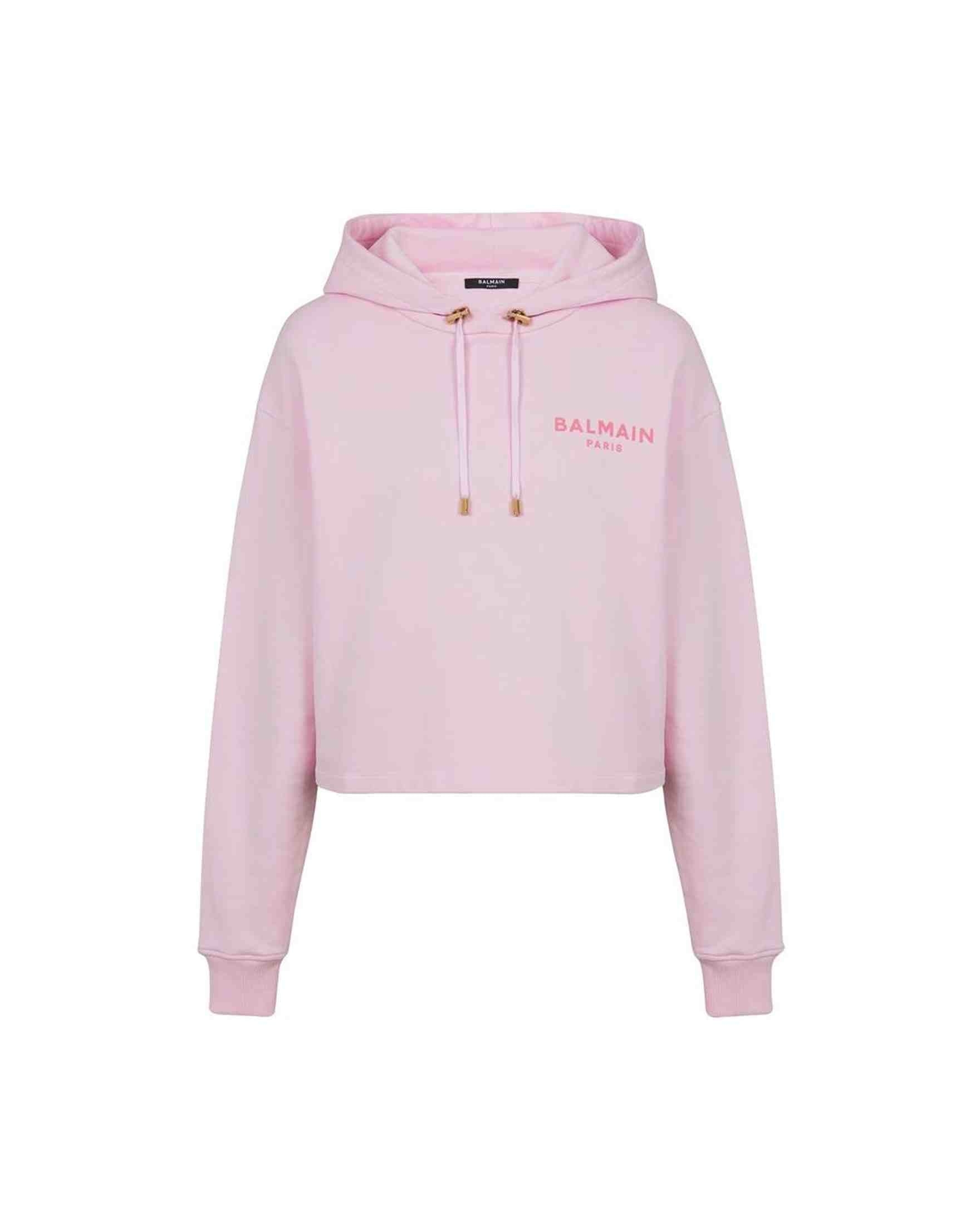 Balmain Flocked Paris Sweat-Shirt Glam Steals