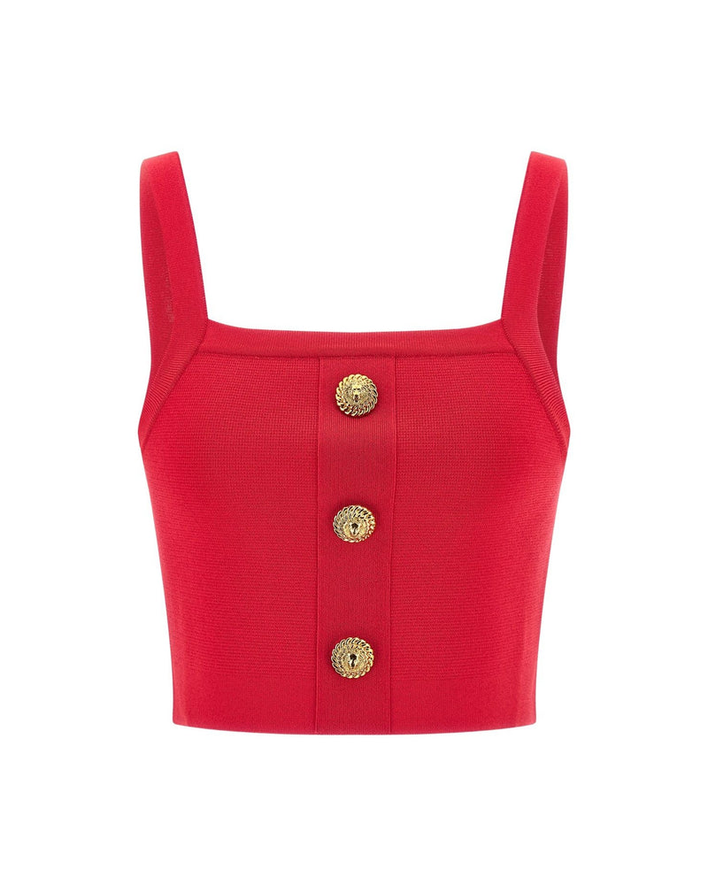 Balmain Fuchsia Top Glam Steals