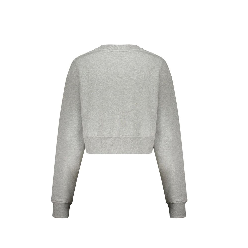 Balmain Gray Cotton Sweatshirt Glam Steals